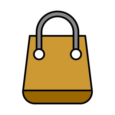 Simge Doldurulmuş Torba Vektör Satırı