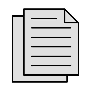 Boş Vektör Satırını Doldurulmuş Simgeyi Kopyala