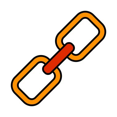 Simge Doldurulmuş Bağlantı Vektör Satırı