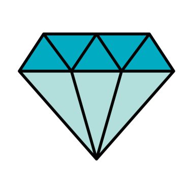 Simge Doldurulmuş Elmas Vektör Satırı