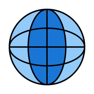 Simge Doldurulmuş Küresel Vektör Satırı