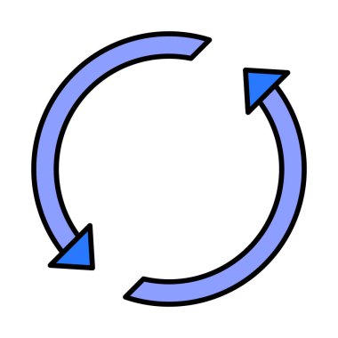 Simge Doldurulmuş Vektör Satırını Eşzamanla