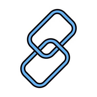 Simge Doldurulmuş Bağlantı Vektör Satırı