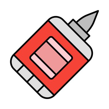 Sıvı Yapıştırıcı Vektör Satırı Doldurulmuş Simge