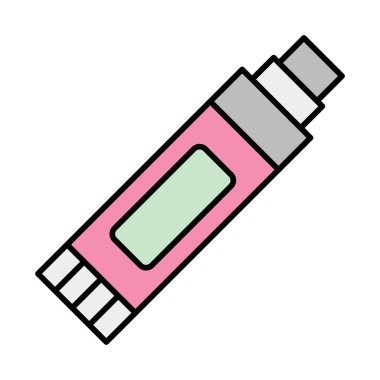 Yapıştırıcı Çubuğu Vektör Satırı Doldurulmuş Simge