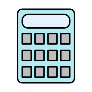 Simge Doldurulmuş Hesaplayıcı Vektör Satırı