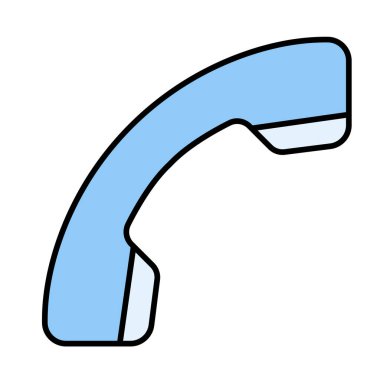 Telefon Vektör Satırı Doldurulmuş Simge