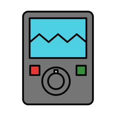 Analizör Vektör Satır Simgesi Tasarımı