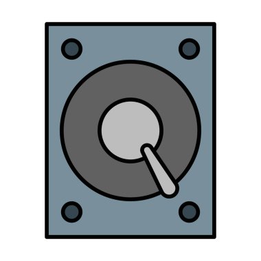 Simge Doldurulmuş Sabit Sürücü Satırı