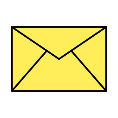 Simge Doldurulmuş E- posta Vektör Satırı