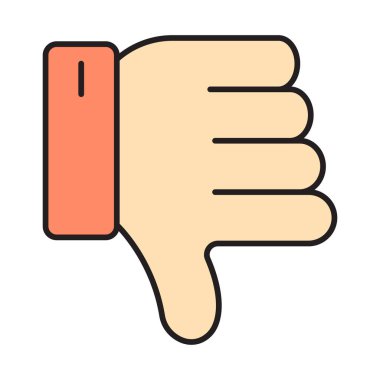 Simge Doldurulmuş Vektör Satırından Nefret Et