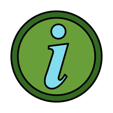 Bilgi Vektörü Satırı Doldurulmuş Simge