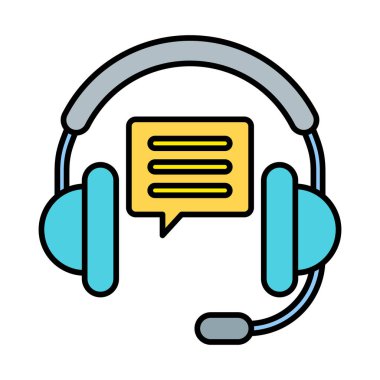 Simge Doldurulmuş Merkez Vektör Satırı Çağrısı