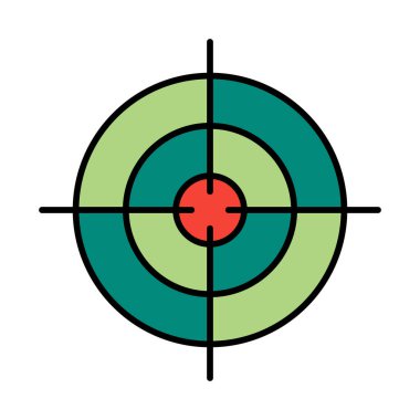 Hedef Vektör Satırı Simge Dolduruldu