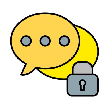 Özel Vektör Satırı Doldurulmuş Simge