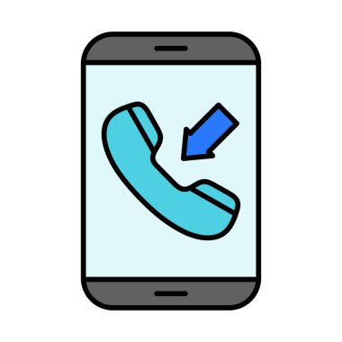 Gelen Vektör Satırı Simge Dolduruldu