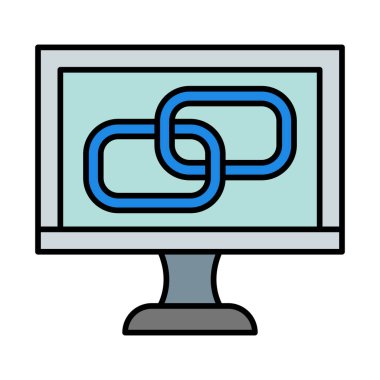 Arka Bağlantı Satırı Doldurulmuş Simge Tasarımı