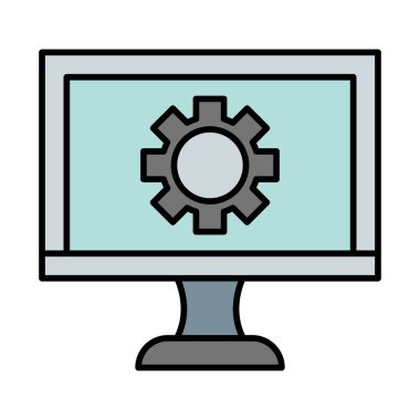 Web Bakım Satırı Simge Tasarımı Dolduruldu