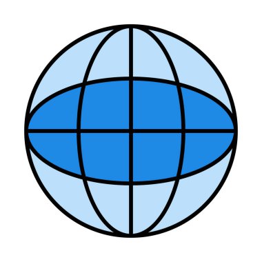 Dünya Satırı Dolu Simge Tasarımı