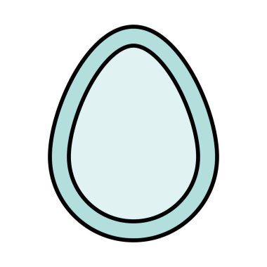 Yumurta Satırı Doldurulmuş Simge Tasarımı