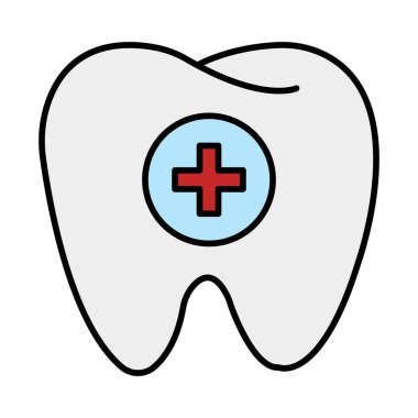 Dişçi Satırı Doldurulmuş simge Tasarımı