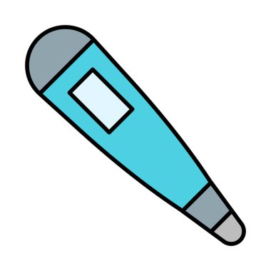 Termometre Satırı Doldurulmuş simge Tasarımı