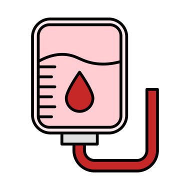 Kan Torbası Satırı Simge Tasarımı