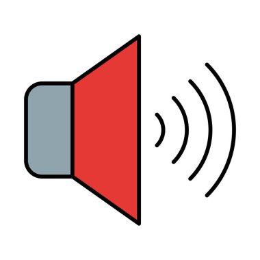 Hoparlör Satırı Simge Tasarımı