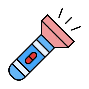 Meşale Satırı Doldurulmuş Simge Tasarımı