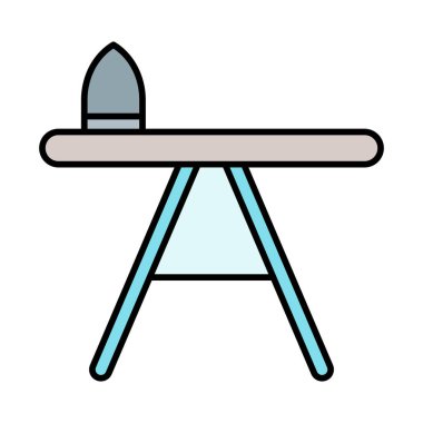 Demir Tablo Satırı Simge Tasarımı Dolduruldu