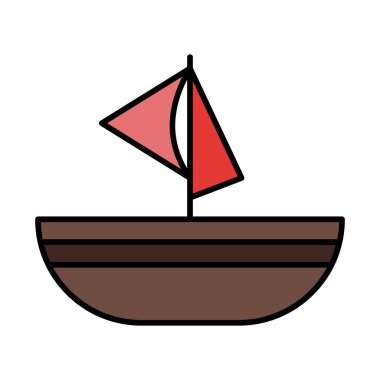 Tekne Çizgisi Simge Tasarımı