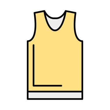 Kolsuz Gömlek Çizgisi Simge Tasarımı