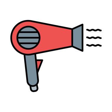 Saç kurutma Hattı Simge Tasarımı