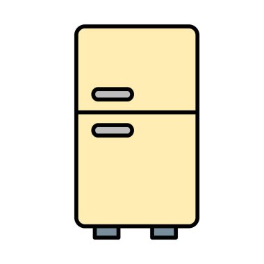 Buzdolabı Satırı Doldurulmuş simge Tasarımı