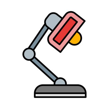 Masa lambası Satırı Simge Tasarımı