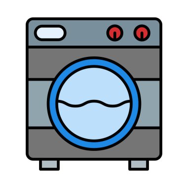 Çamaşır Makinesi Satırı Simge Tasarımı