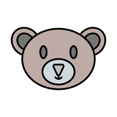 Ayı Satırı Doldurulmuş Simge Tasarımı