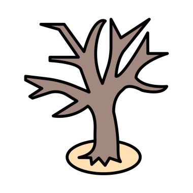 Ölü Ağaç Satırı Simge Tasarımı