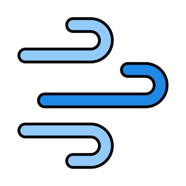 Rüzgar Satırı Simge Tasarımı Dolduruldu