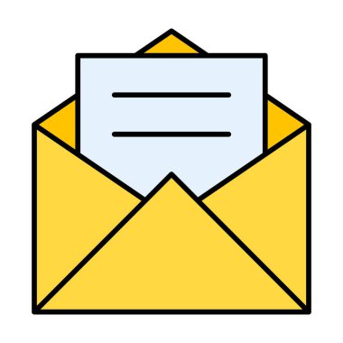 E- posta Satırı Aç Simge Tasarımı 