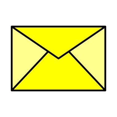 Posta Satırı Doldurulmuş Simge Tasarımı 