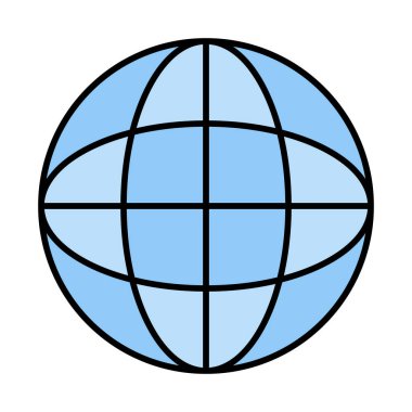 Dünya Geneli Satır Dolu Simge Tasarımı 