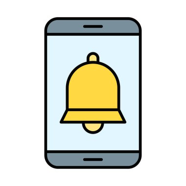 Bildirim Satırı Doldurulmuş Simge Tasarımı 