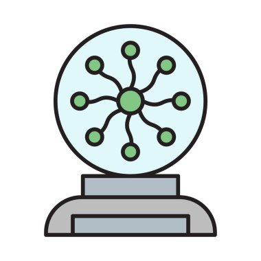Plasma Top Satırı Doldurulmuş Simge Tasarımı