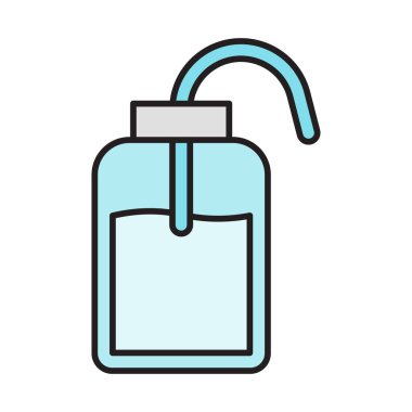 Simge Tasarımı Doldurulmuş Şişeyi Yıka