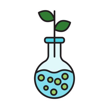 Bitki Satırı Doldurulmuş simge Tasarımı