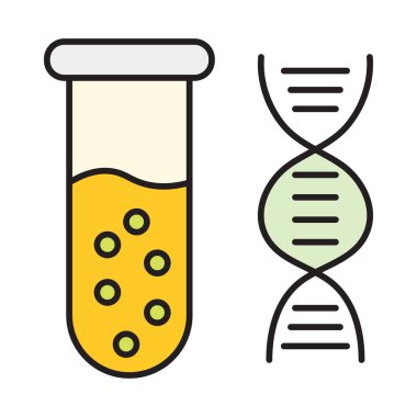 DNA Satırı Simge Tasarımı