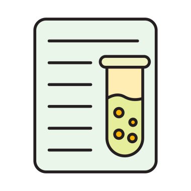 Rapor Satırı Doldurulmuş Simge Tasarımı