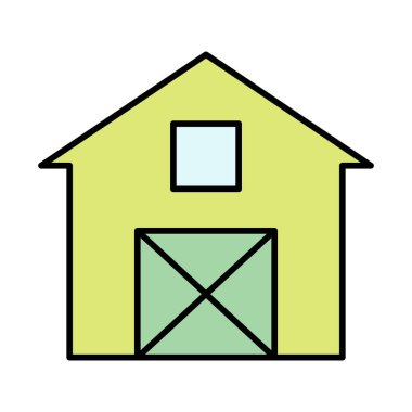 Ahır Satırı Doldurulmuş simge Tasarımı