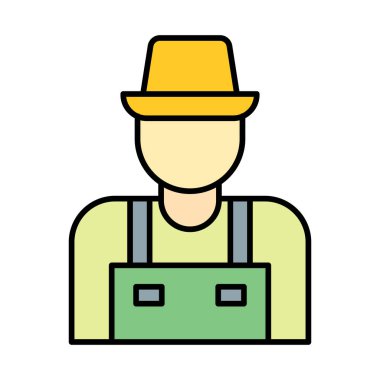 Çiftçi Satırı Doldurulmuş simge Tasarımı